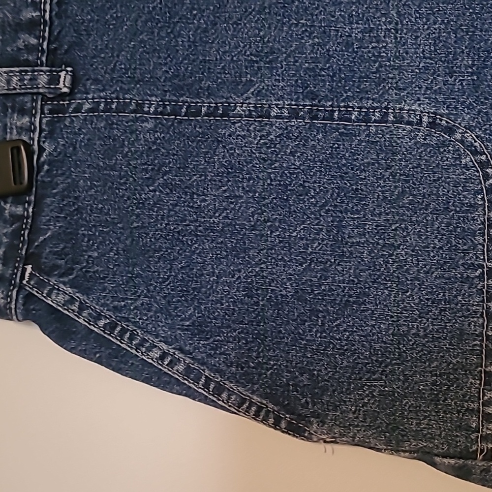 Wrangler blu jean shorts Womens Sz 16 - Picture 2 of 7